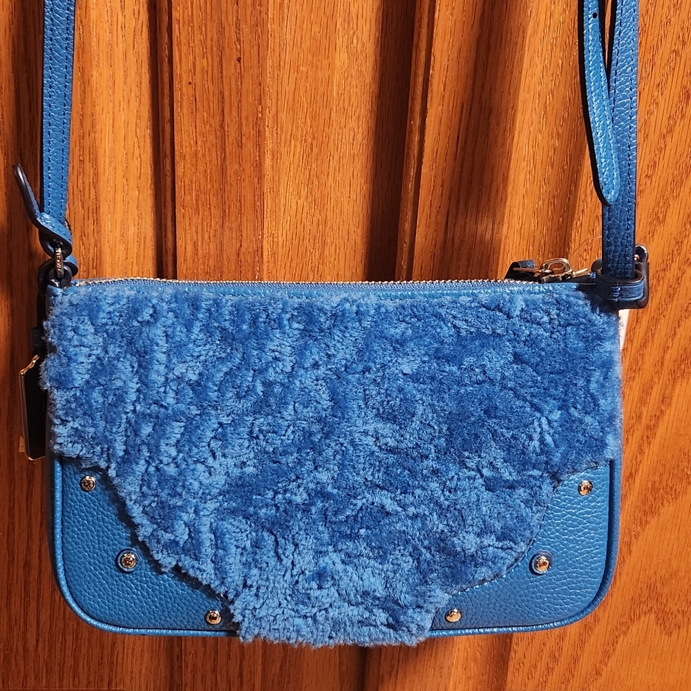 Coach Rhyder Pouchette Crossbody Purse -Peacock